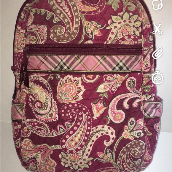 AUTHENTIC VERA BRADLY BACK PACK - Picture 1 of 3